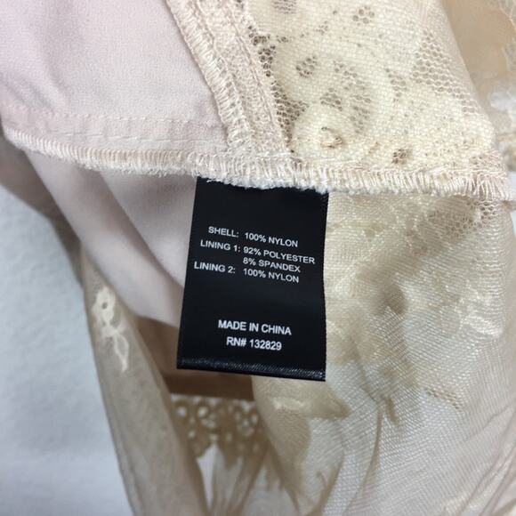 Revolve NBD Karina Cream Lace Cut Out One Sleeve Cocktail Dress Small NWT Bridal - Picture 6 of 15